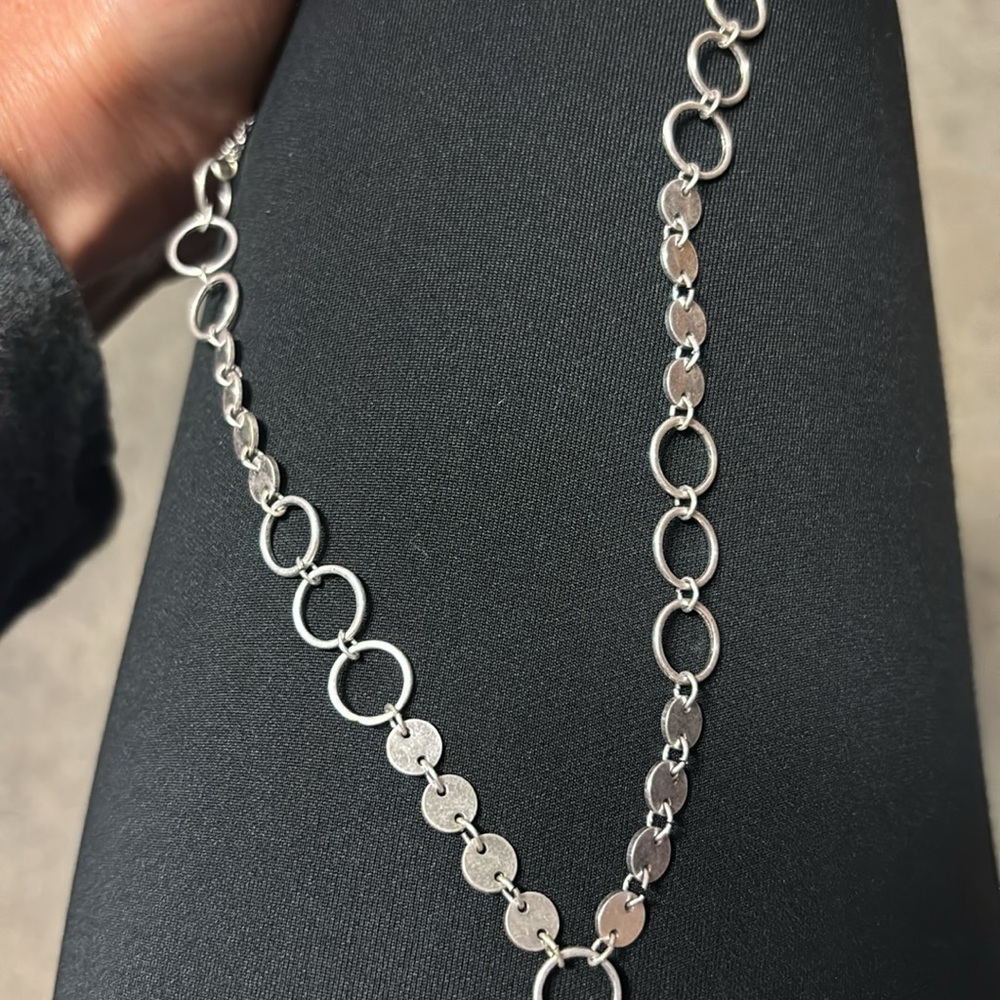 Sterling silver long necklace - brand new! - Picture 4 of 6